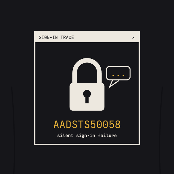 Silent Sign-In Failure Tee