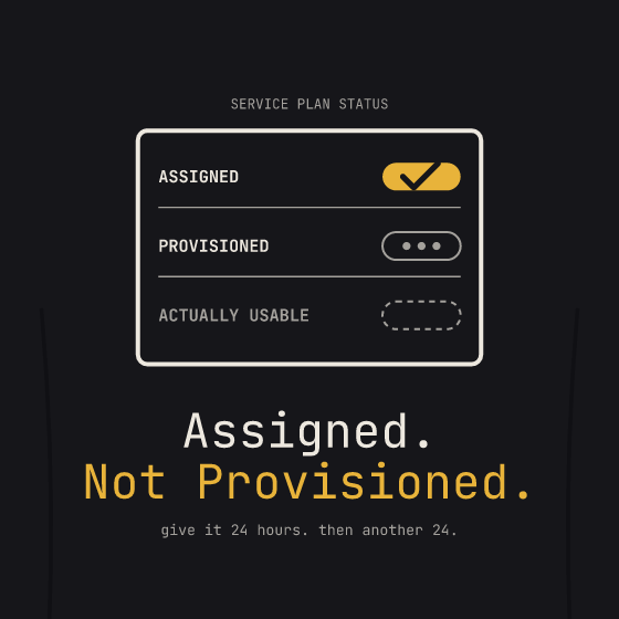 Assigned, Not Provisioned Tee
