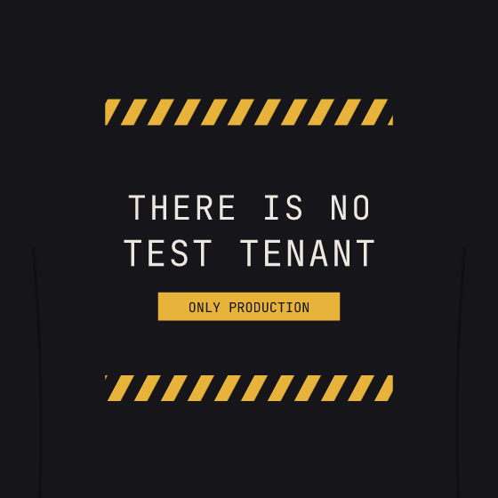 No Test Tenant Tee